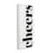 Stupell Industries Cheers Holiday Kitchen Sign Canvas Wall Art